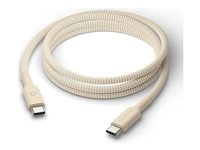 dbramante1928 re-charge - USB-kabel - 24 pin USB-C (hann) til 24 pin USB-C (hann) - 1.5 m - flettet kabel, USB-C Power Delivery (60W) - blå CB20CCBL7210