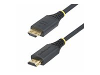 StarTech.com - High Speed - HDMI-kabel - HDMI hann til HDMI hann - 1 m - skjermet - svart - halogenfri, passiv, 4K 60Hz støtte, 1440p (UWQHD) støtter 144 Hz, støtte for 1080p 240 Hz HDMI2-CABLE-GRIP-1M