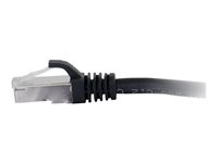 C2G Cat6a Booted Shielded (STP) Network Patch Cable - Koblingskabel - RJ-45 (hann) til RJ-45 (hann) - 1 m - STP - CAT 6a - formstøpt, uten hindringer, flertrådet - svart 89915