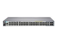 HPE 2920-48G-POE+ Switch - Switch - Styrt - 44 x 10/100/1000 + 4 x kombo-Gigabit SFP - rackmonterbar - PoE+ J9729A#ACE