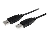 StarTech.com 1m USB 2.0 A to A Cable - M/M - 1m USB 2.0 aa Cable - USB a male to a male Cable (USB2AA1M) - USB-kabel - USB (hann) til USB (hann) - USB 2.0 - 1 m - svart - for P/N: ST4200MINI2, SV231HDMIUA USB2AA1M