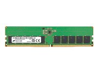 Micron - DDR5 - modul - 16 GB - DIMM 288-pin - 5600 MHz / PC5-44800 - CL46 - 1.1 V - ikke-bufret - ECC MTC10C1084S1EC56BR
