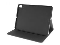 Insmat Flip Case - Lommebok for nettbrett - leatherette, papir, kartong, termoplastisk polyuretan (TPU) holder, bomullssting - svart - for Apple 11-inch iPad Air M2 Wi-Fi, M2 Wi-Fi + Cellular, M3 Wi-Fi, M3 Wi-Fi + Cellular 652-1328