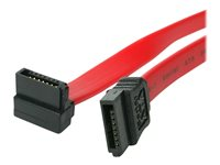 StarTech.com 18in SATA to Right Angle SATA Serial ATA Cable - 18in SATA Cable - 18 SATA Cable - 18in angled SATA Cable - SATA-kabel - Serial ATA 150/300/600 - SATA (R) til SATA (R) - 45.7 cm - høyrevinklet kontakt - rød - for P/N: 25S22M2NGFFR, 35S24M2NGFF, CFAST2SAT25, S251BU31REM, S322M225R, S32M2NGFFPEX SATA18RA1