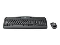 Logitech Wireless Combo MK330 - Tastatur- og mussett - trådløs - 2.4 GHz - QWERTY - Nordisk - svart 920-003982