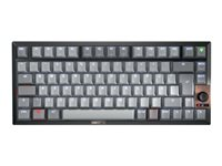 CHERRY KW 300 MX - Tastatur - 75% - compact - bakgrunnsbelyst - trådløs - Bluetooth 5.2, USB-C - QWERTY - USA - tastsvitsj: CHERRY MX2A Brown - svart G80-3960HIAUS-2