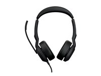 Jabra Evolve2 50 UC Stereo - Hodesett - on-ear - kablet - aktiv støydemping - USB-C, USB-A - UC-sertifisert 25069-989-899