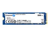 Kingston NV3 - SSD - 500 GB - intern - M.2 2280 - PCIe 4.0 x4 (NVMe) SNV3S/500G