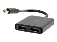 C2G Mini DisplayPort 1.2 to Dual DisplayPort MST Hub - Video/lyd-splitter - 2 x DisplayPort - stasjonær 84290