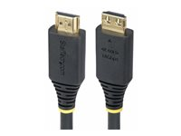 StarTech.com - High Speed - HDMI-kabel med Ethernet - HDMI hann til HDMI hann - 2.4 m - skjermet - svart - halogenfri, passiv, 4K 60Hz støtte, støtte for 1080p 240 Hz, 2K 144Hz støtte HDMI2-CABLE-GRIP-8F