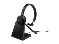 Jabra Evolve 65 TE Mono - Hodesett - on-ear - Bluetooth - trådløs - USB-A via Bluetooth-adapter - lydisolerende - Certified for Microsoft Teams 6693-833-399
