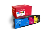 Everyday - 4-pack - Høy ytelse - svart, gul, cyan, magenta - kompatibel - gjenfabrikert - blekkpatron (alternativ for: HP 963XL) 006R04993