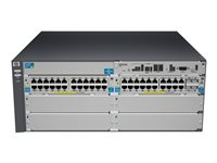 HPE 5406-44G-PoE+-4G-SFP v2 zl Switch - Switch - L4 - Styrt - 44 x 10/100/1000 (PoE) + 4 x SFP - rackmonterbar - PoE - med HP 5400 zl Switch Premium License J9539A#ACE