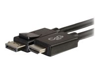 C2G 10ft DisplayPort to HDMI Cable - DP to HDMI Adapter Cable - M/M - DisplayPort-kabel - DisplayPort (hann) til HDMI (hann) - 3.048 m - svart 54327