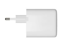 dbramante1928 re-charge - Strømadapter - 45 watt - PD, QC - 2 utgangskontakter (USB-C) - hvit - Europa CH45EUWH7113