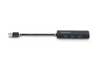 StarTech.com 4-Port USB-A Hub, 5Gbps, Bus Powered, Small Travel Mini Hub - Hub - 4 x USB 3.2 Gen 1 - stasjonær H5A4A-USB-HUB