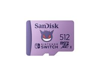 SanDisk - Flashminnekort - 512 GB - Video Class V30 / UHS-I U3 - microSDXC UHS-I SDSQXAO-512G-GN6ZK