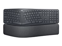 Logitech ERGO K860 Split Keyboard for Business - Tastatur - trådløs - Bluetooth LE - QWERTY - Pan Nordic - grafitt 920-010348