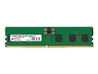Micron - DDR5 - modul - 16 GB - DIMM 288-pin - 6400 MHz / PC5-51200 - CL52 - 1.1 V - registrert - ECC - grønn MTC10F1084S1RC64BR