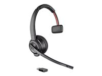 Poly Savi 8210 Office - Savi 8200 series - hodesett - on-ear - DECT / Bluetooth - trådløs - svart - Zoom Certified 8D3K5AA#ABB