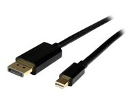 StarTech.com 4m Mini DisplayPort to DisplayPort Adapter Cable - M/M - 4m Mini DisplayPort to DisplayPort - Mini DP to DP Cable (MDP2DPMM4M) - DisplayPort-kabel - Mini DisplayPort (hann) til DisplayPort (hann) - 4 m - svart - for P/N: CDP2MDP, CDP2MDPEC, CDP2MDPFC, CDPVDHDMDP2G, CDPVDHDMDPRG, CDPVDHDMDPSG, CDPVDHMDPDP MDP2DPMM4M