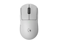 Logitech G PRO X SUPERLIGHT 2 SE - Mus - gaming - optisk - 5 knapper - trådløs - 2.4 GHz - USB Logitech LIGHTSPEED-mottaker - hvit 910-007556