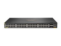 HPE Aruba CX 6200F - Switch - Kun horisontal overflatemontering - L3 - Styrt - 48 x 10/100/1000 + 4 x 100/1000 SFP - front og side til bakside - rackmonterbar - TAA-samsvar S0G15A#ABB