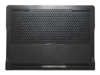 Targus Chill Mat - Notebookstativ - med 4-ports USB 2.0-hub - svart, grå AWE81EU