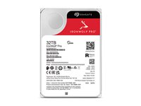 Seagate IronWolf Pro ST32000NT000 - Harddisk - 32 TB - intern - 3.5" - SATA 6Gb/s - 7200 rpm - med 3-års Seagate Rescue Data Recovery ST32000NT000