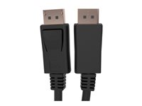 C2G 3ft (0.9m) C2G TAA-Compliant DisplayPort Cable with Latches - 8K 60Hz - DisplayPort-kabel - TAA-samsvar - DisplayPort (hann) låst til DisplayPort (hann) låst - DisplayPort 1.4 - 30 V - 91.4 cm - 8K 60Hz støtte - svart C2G50112