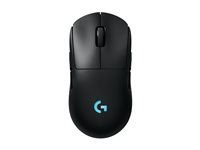 Logitech G PRO 2 - Mus - gaming - høyre- og venstrehåndet - optisk - 8 knapper - trådløs, kablet - 2.4 GHz, USB - USB Logitech LIGHTSPEED-mottaker - svart 910-007296
