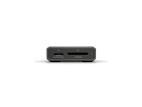 SanDisk PRO-READER Dual Card - Kortleser - 2-i-1 (SD Express, microSD Express, microSD UHS-I, microSDHC UHS-I, microSDXC UHS-I, SDHC UHS-I, SDXC UHS-I) - USB-C 3.2 Gen 2 SDDR-A451-GNPNN